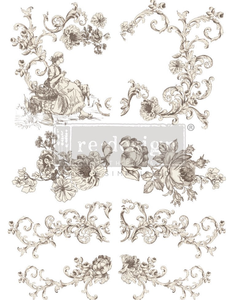 Alaina Toile - Decor Transfer - Furniture Transfer