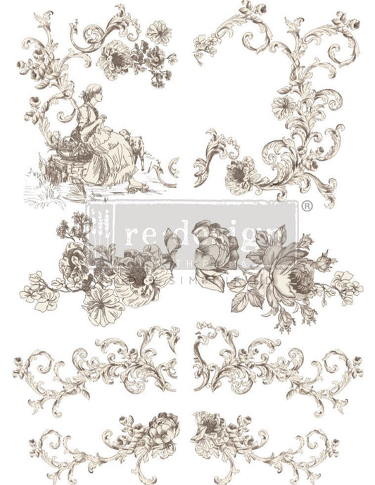 Alaina Toile - Decor Transfer - Furniture Transfer