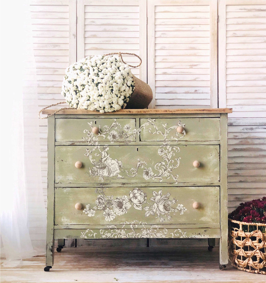Alaina Toile - Decor Transfer - Furniture Transfer