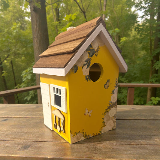 Yellow Birdhouse