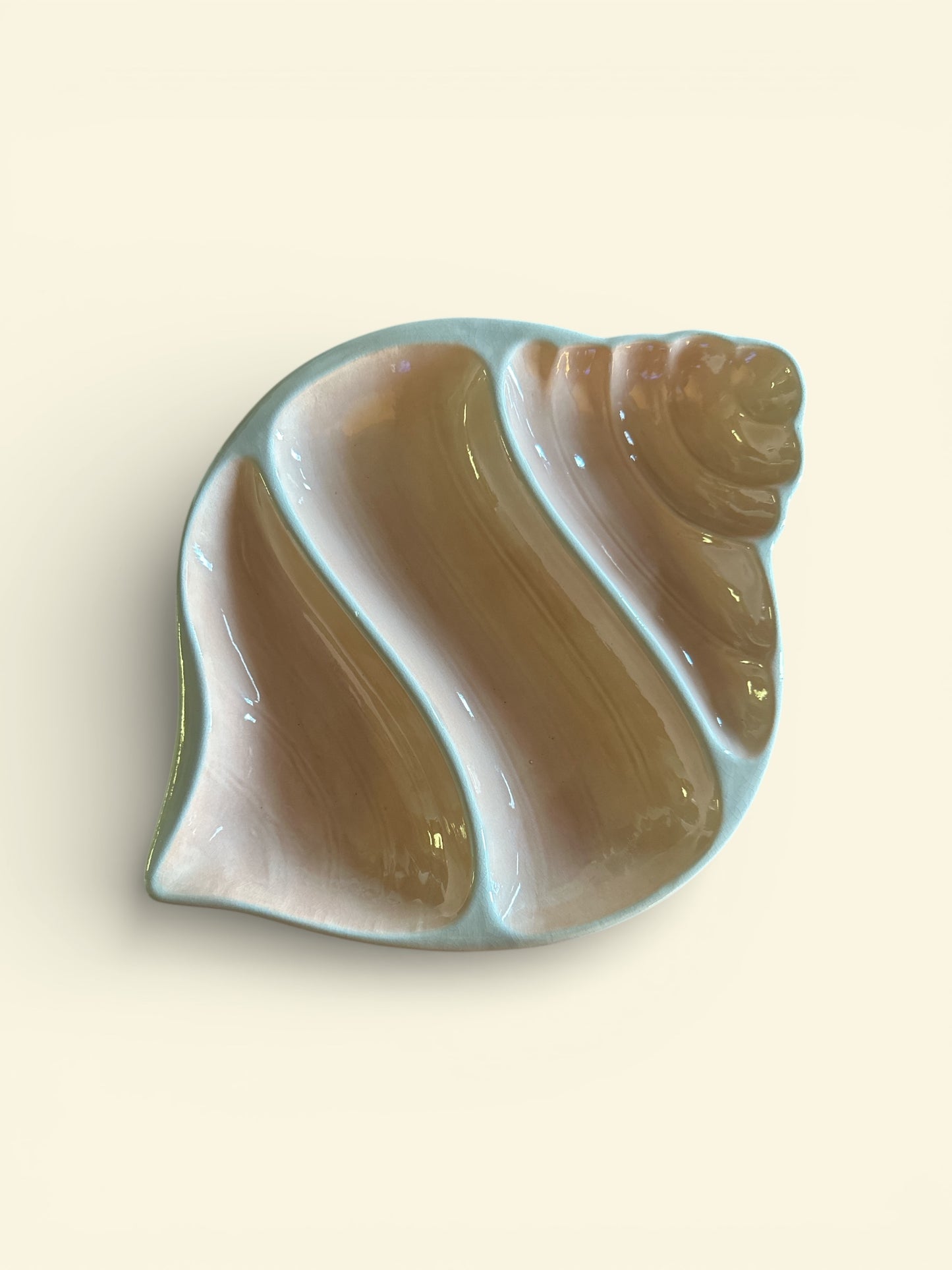 Seashell Tri-Section Platter