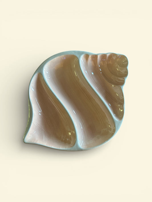 Seashell Tri-Section Platter