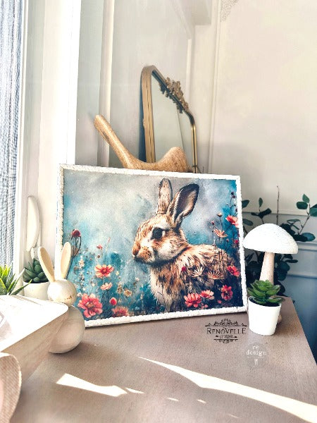 Garden Bunny Tales – A3 Decoupage Fiber 3 Pack