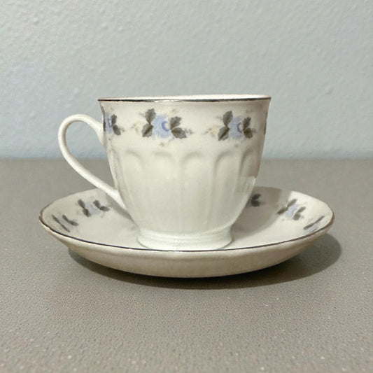 Tea Cup -Blue Floral