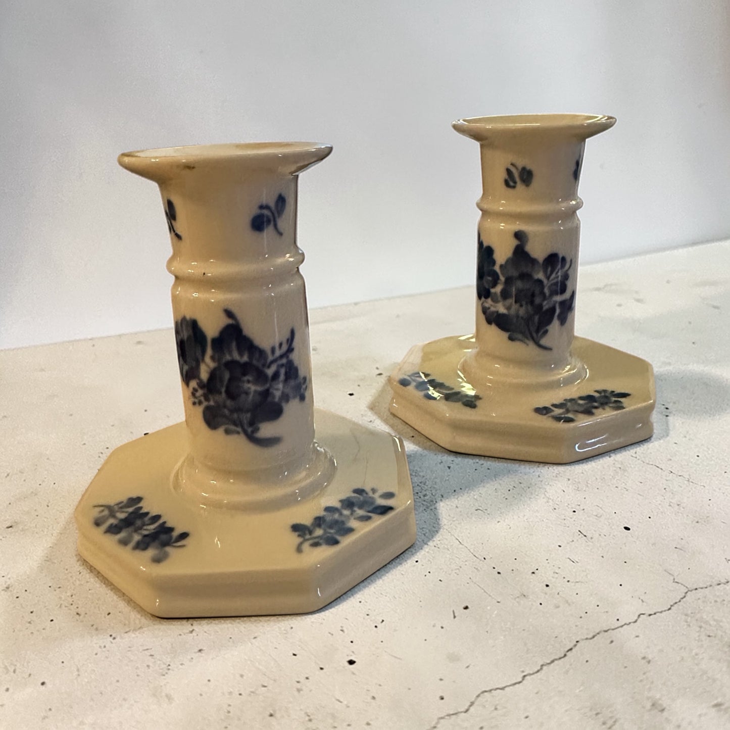 Vintage Royal Copenhagen Candle Holders(pair)