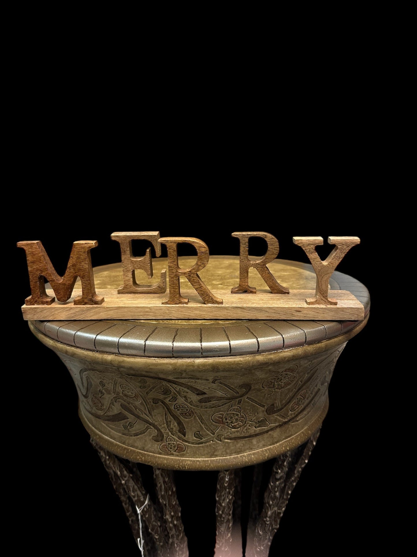 Merry Wood Sign