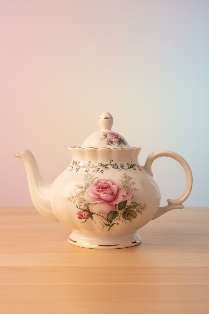 Teapot- Arthur Wood & Son Staffordshire, England