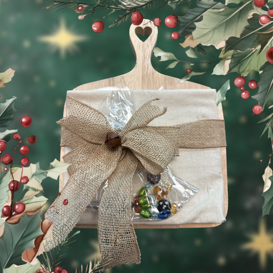 Cheese board & Wine Gift Set