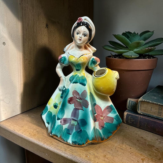 Vintage Rubens Lady Succulent/Toothpick/Matchstick Holder