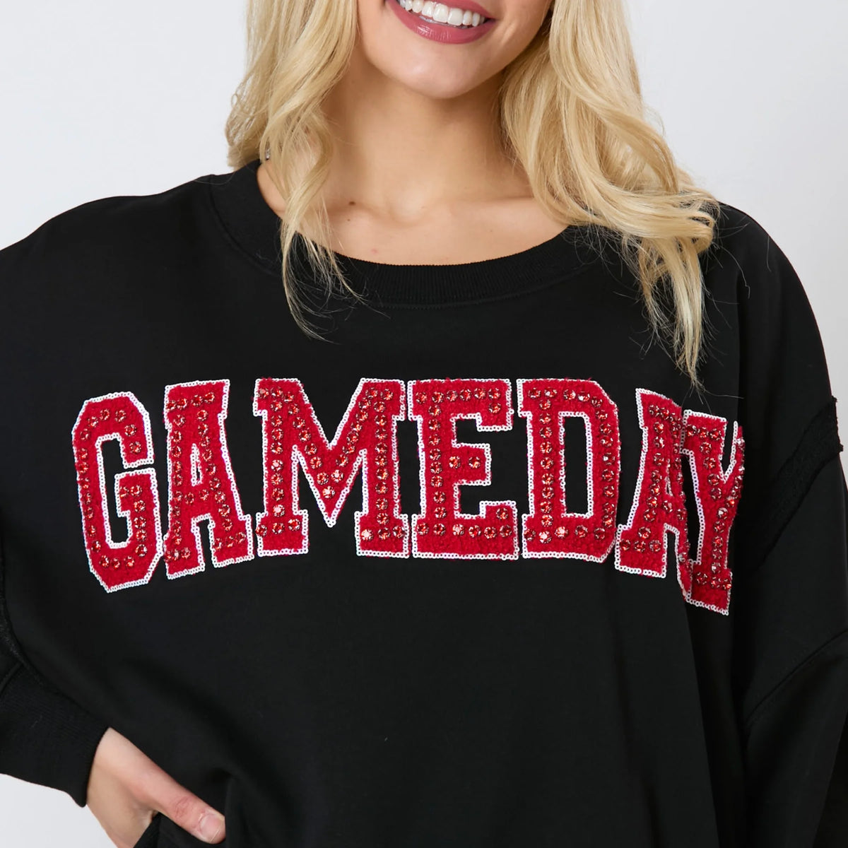 Game Day Red Lettering