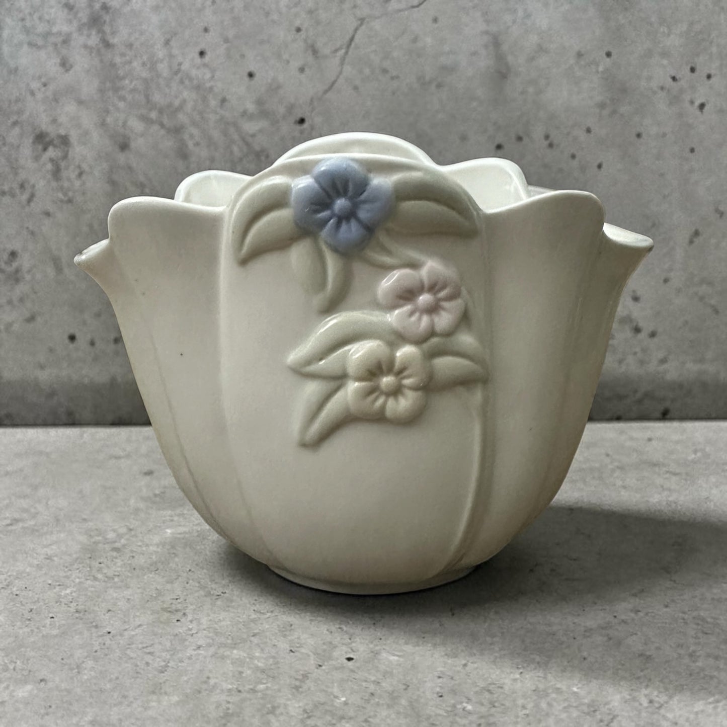 Vintage FTD Pastel Floral Vase/Planter 1992 "Especially For You!"