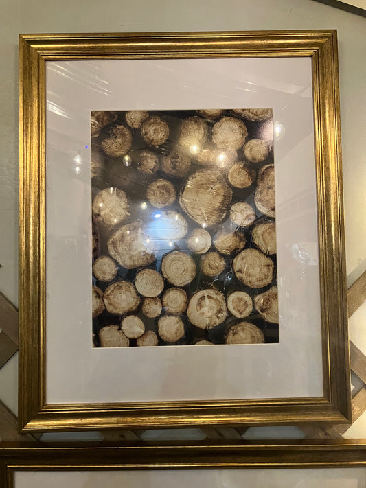 16 x 20 Framed Logs Print