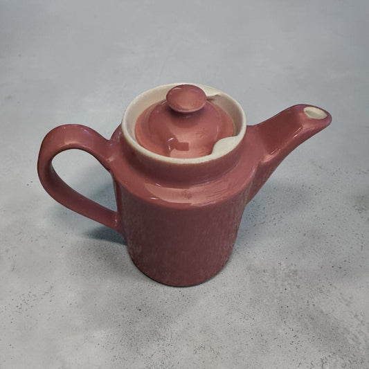 Vintage Hall Pottery Small 1-Cup Personal Teapot (chip on lid)