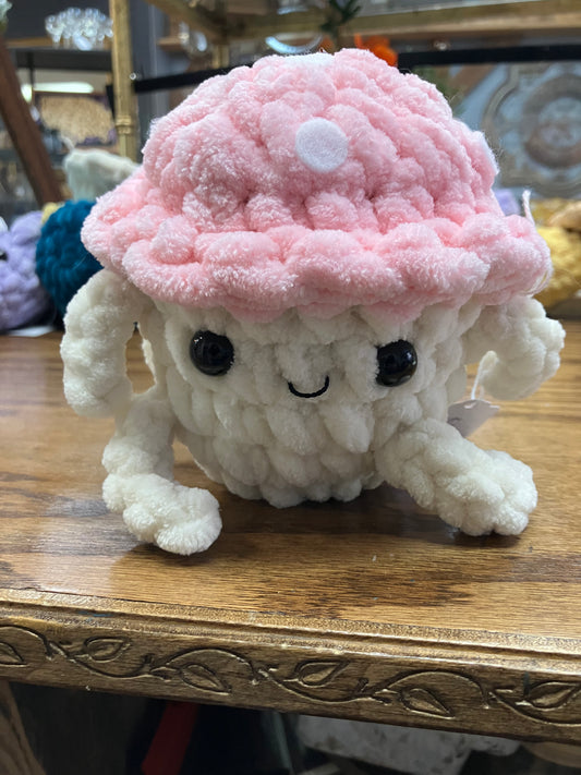 Pink Mushroom Man