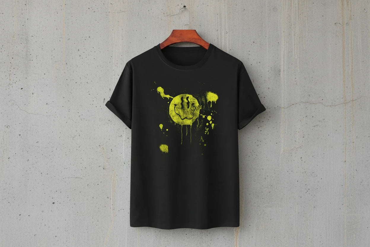 Smiley Graffiti Tee