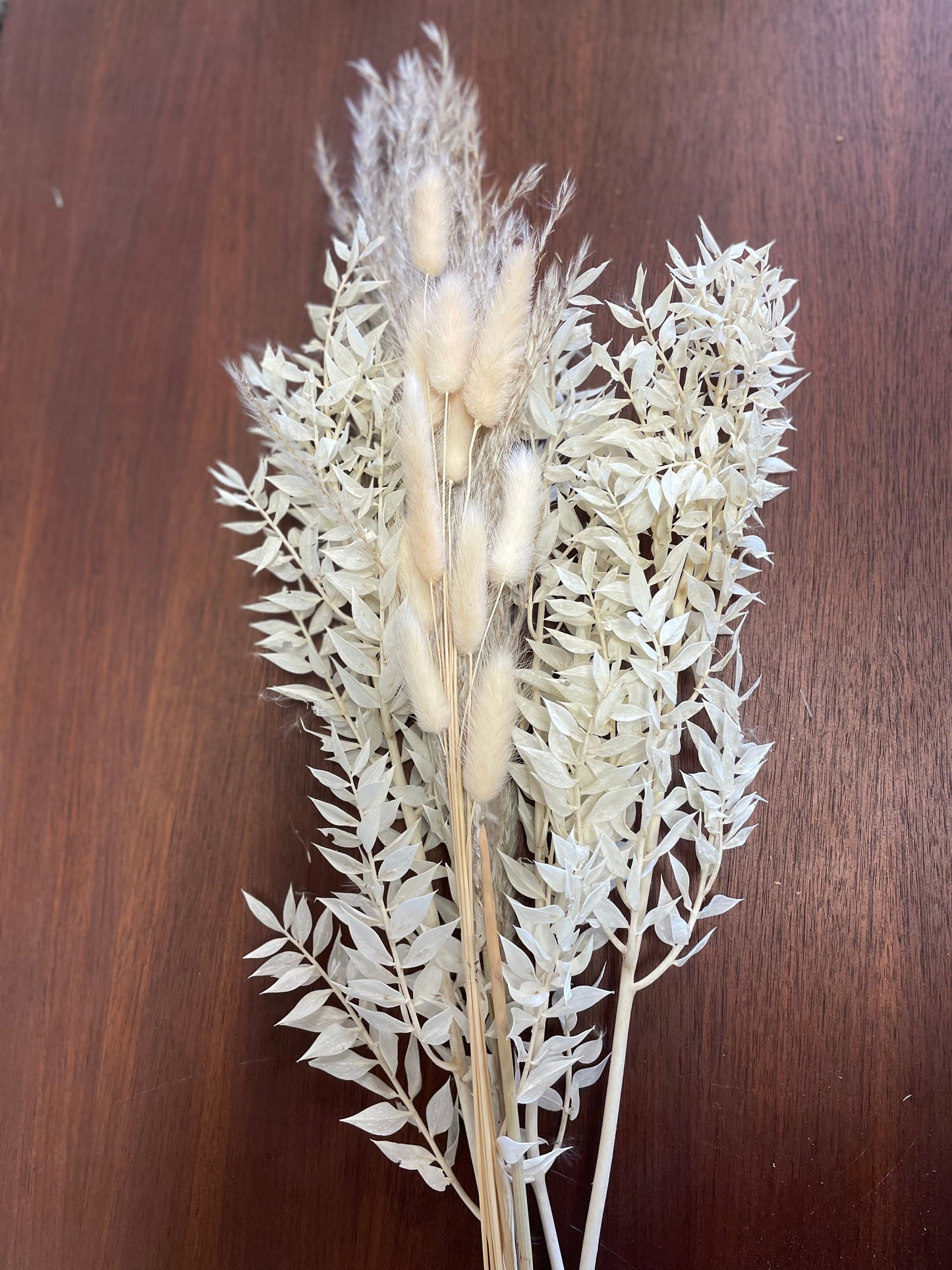 Bundle of White Dried Florals