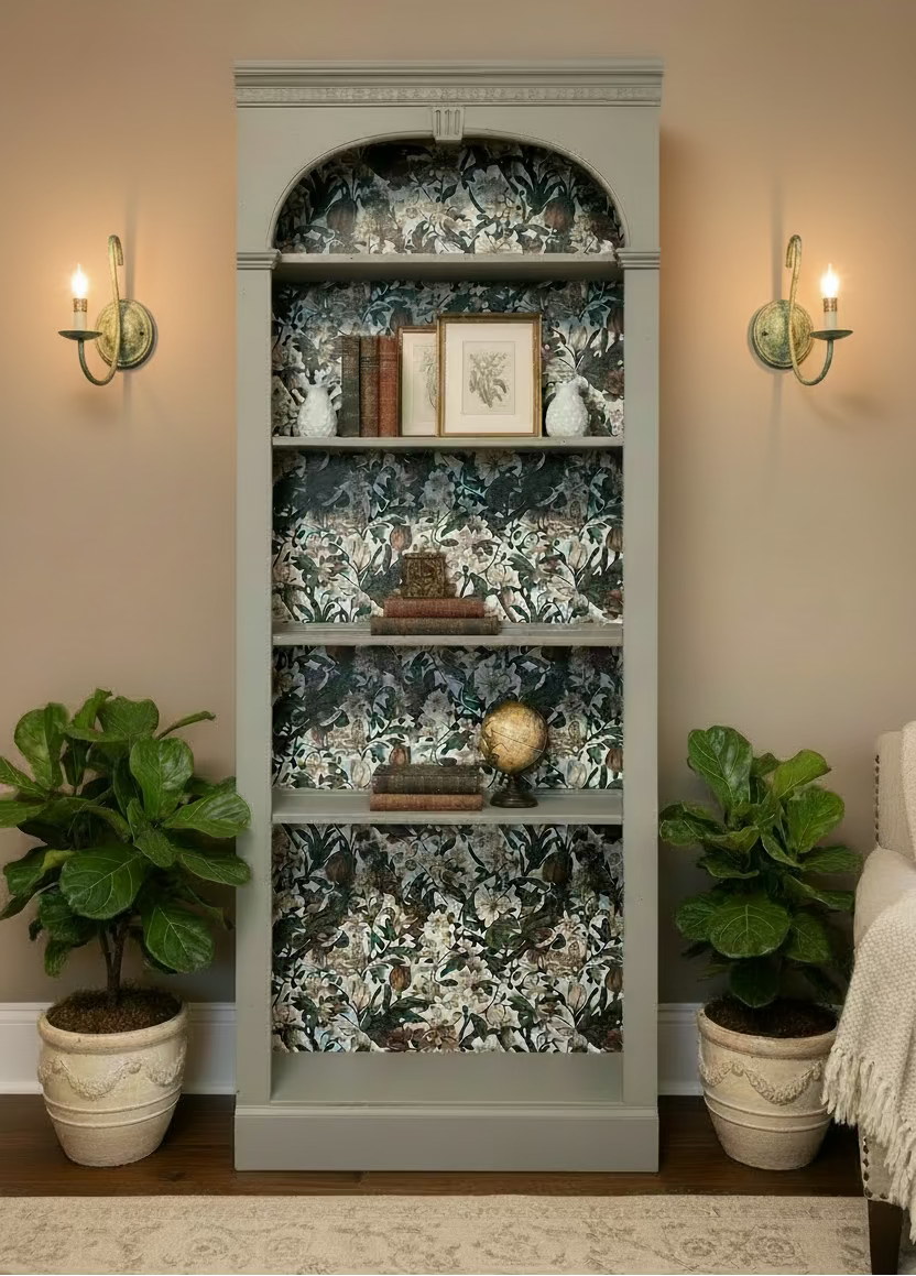 English Elegance Bookcase with Light