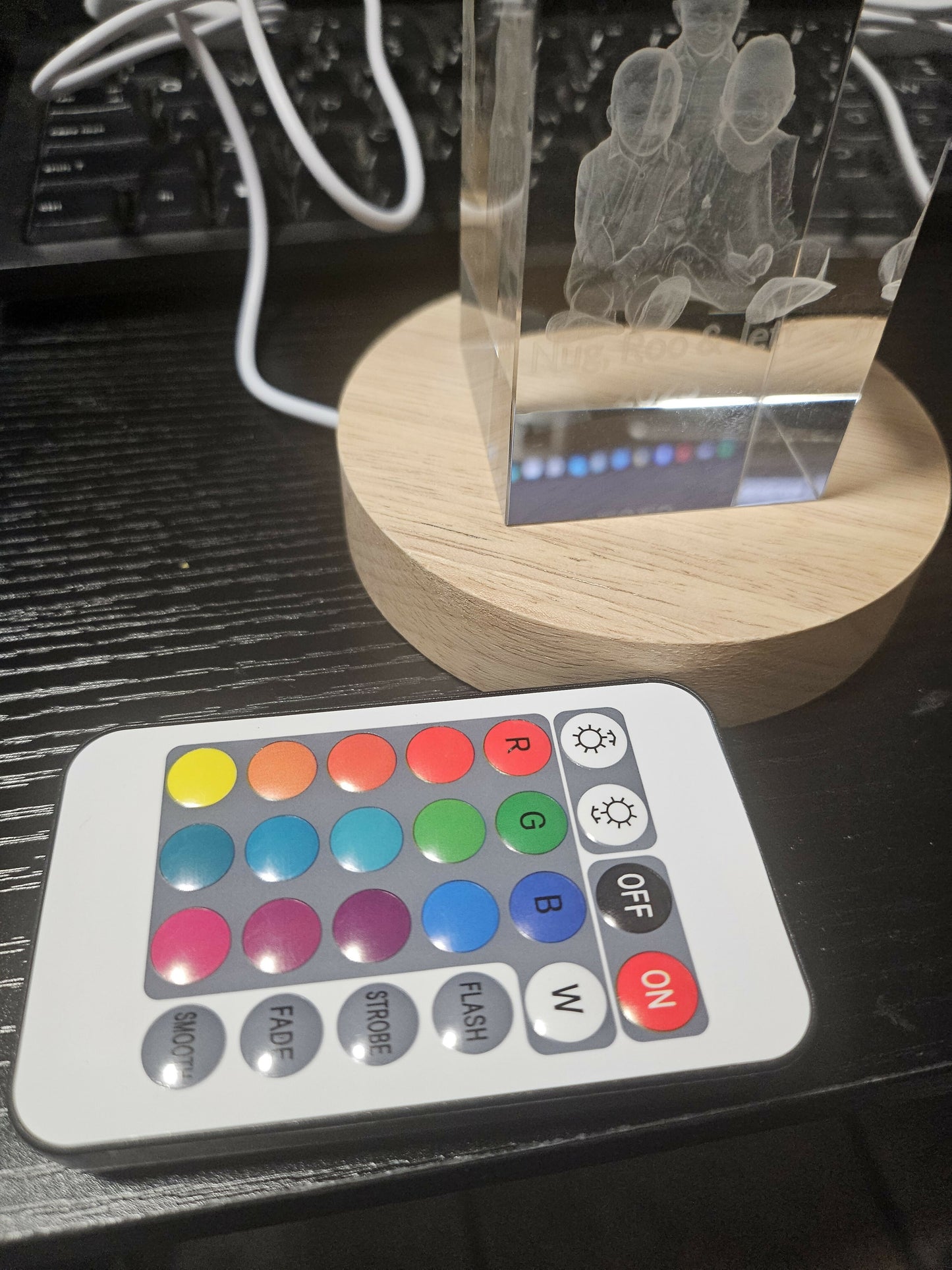 3D Inner Engraved K9 Crystal