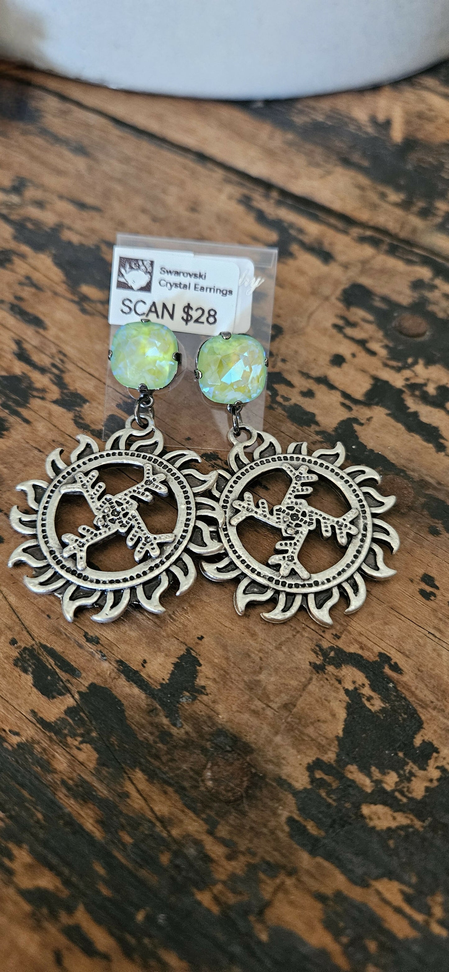 Anytime Crystals 12mm Boho Chic Earrings