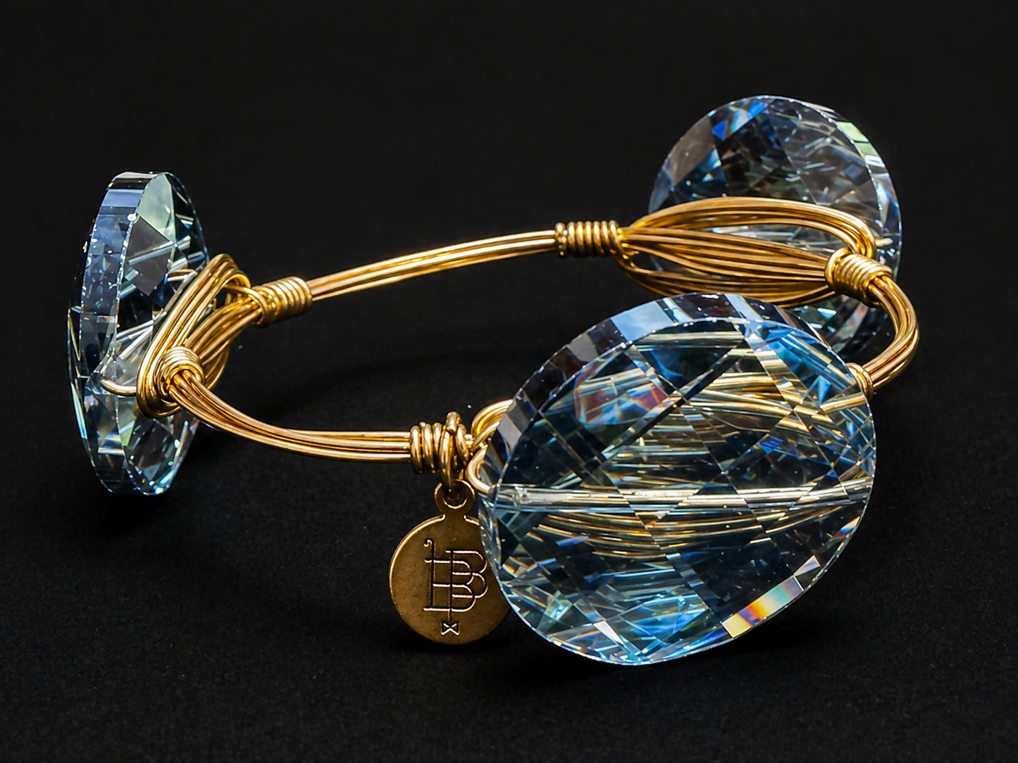 Bourbon and Boweties Crystal Bangle