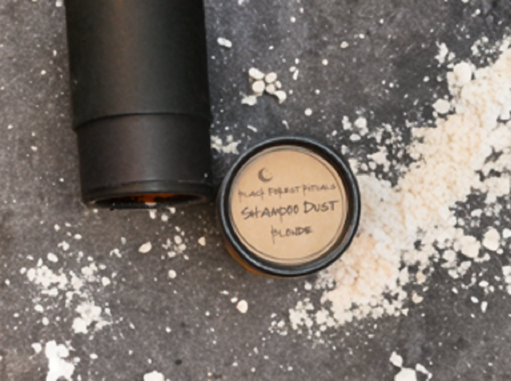 blonde shampoo dust