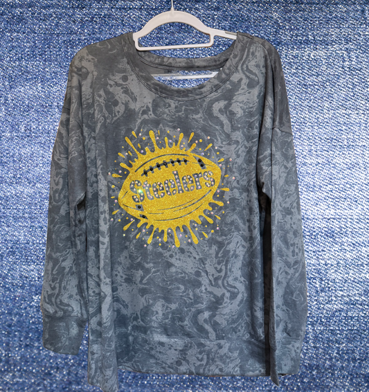 Ideology Sportswear Steeler Long Sleeve Shirt LARGE