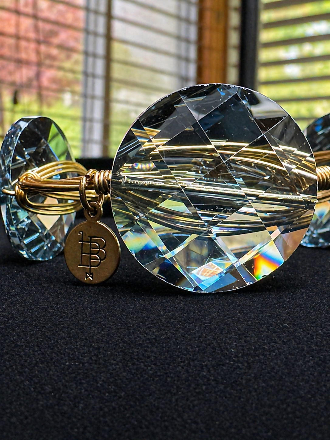 Bourbon and Boweties Crystal Bangle