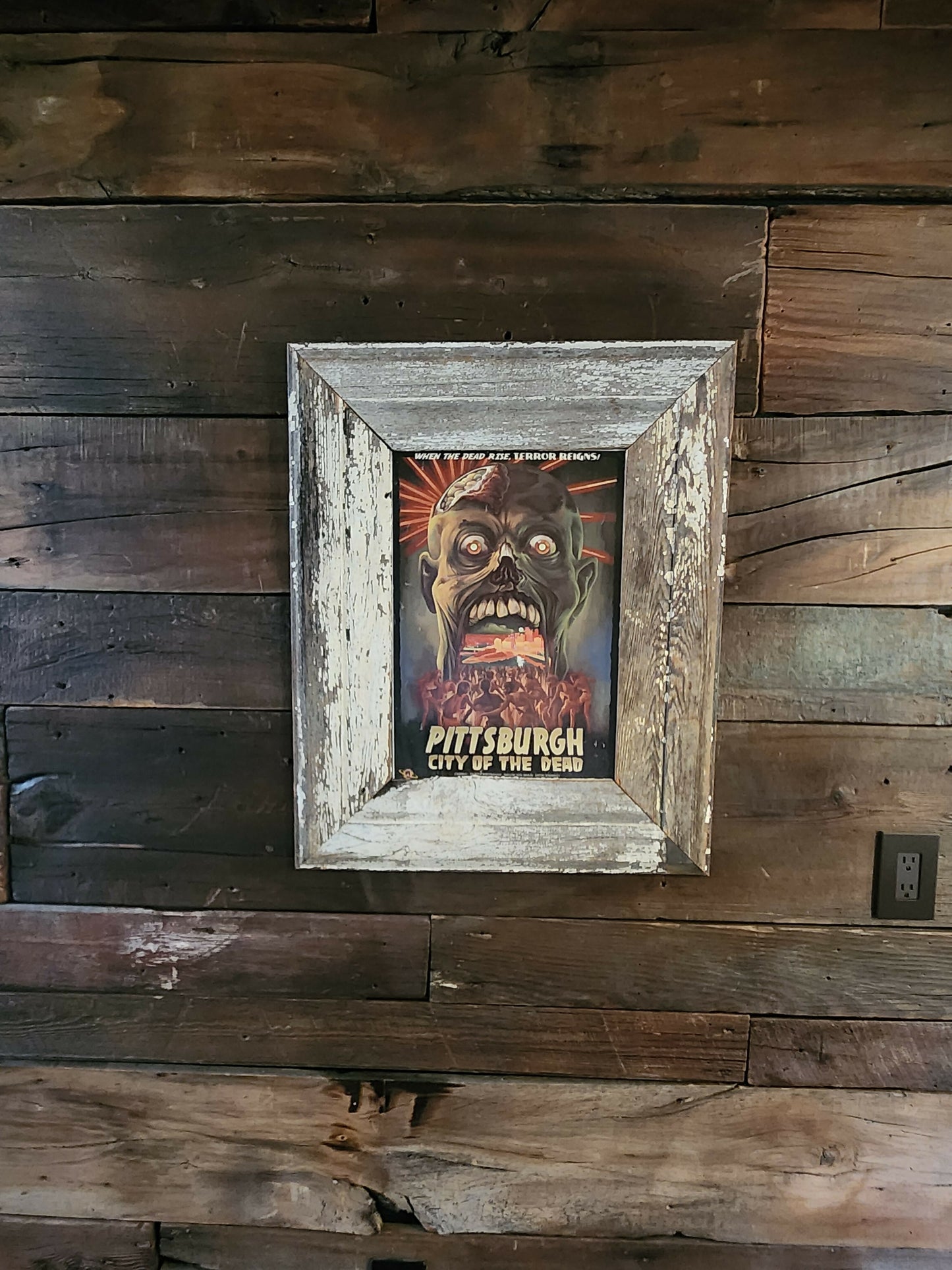 Pittsburgh City of the Dead photo in Rustic Frame