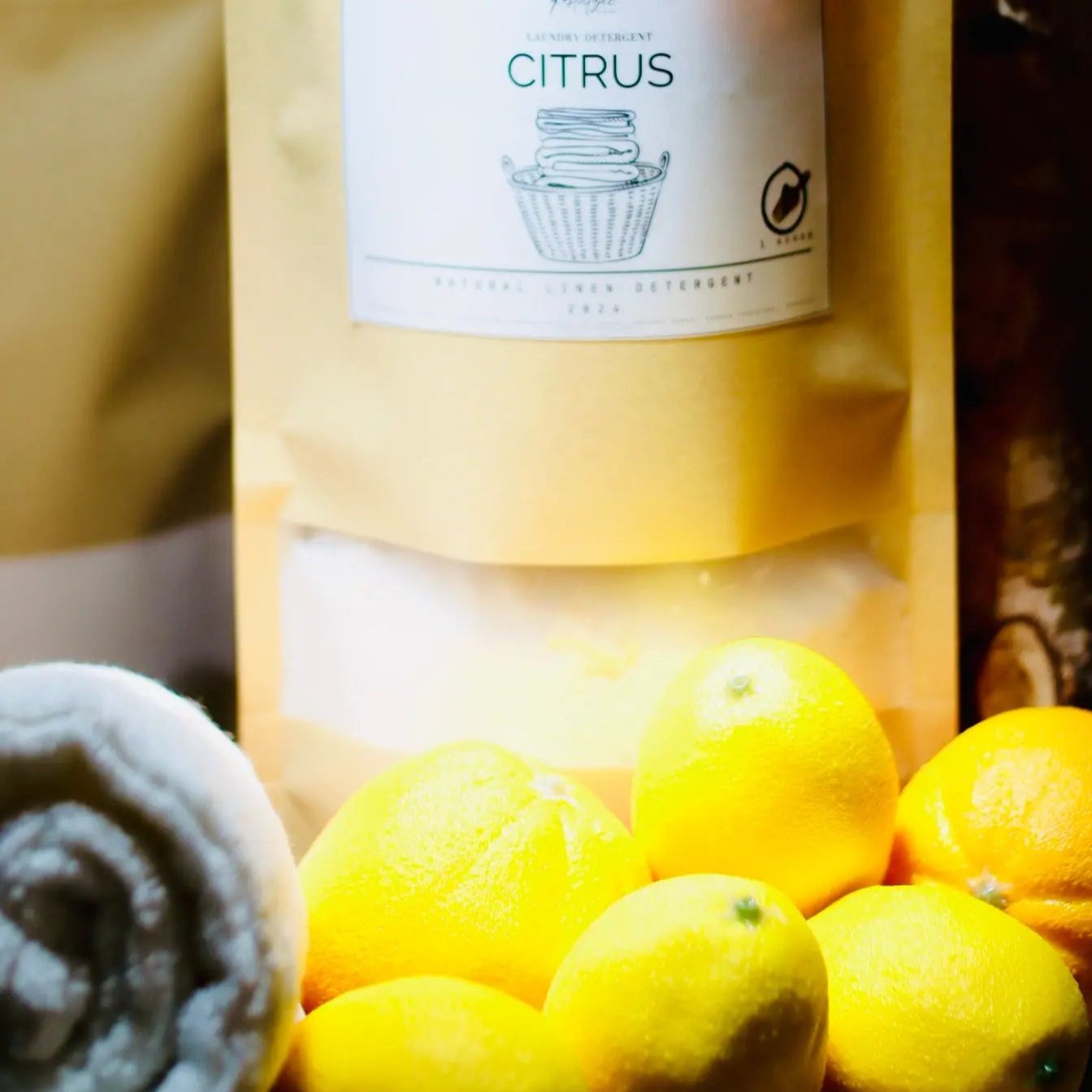 Natural Organic Vegan Laundry Detergent – 30oz & 4lb (Eco-Friendly Cleaning Power)