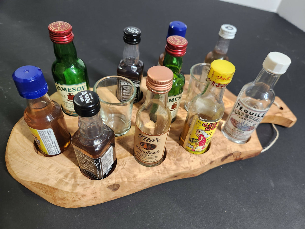 Olive wood Char-shooterie board 8