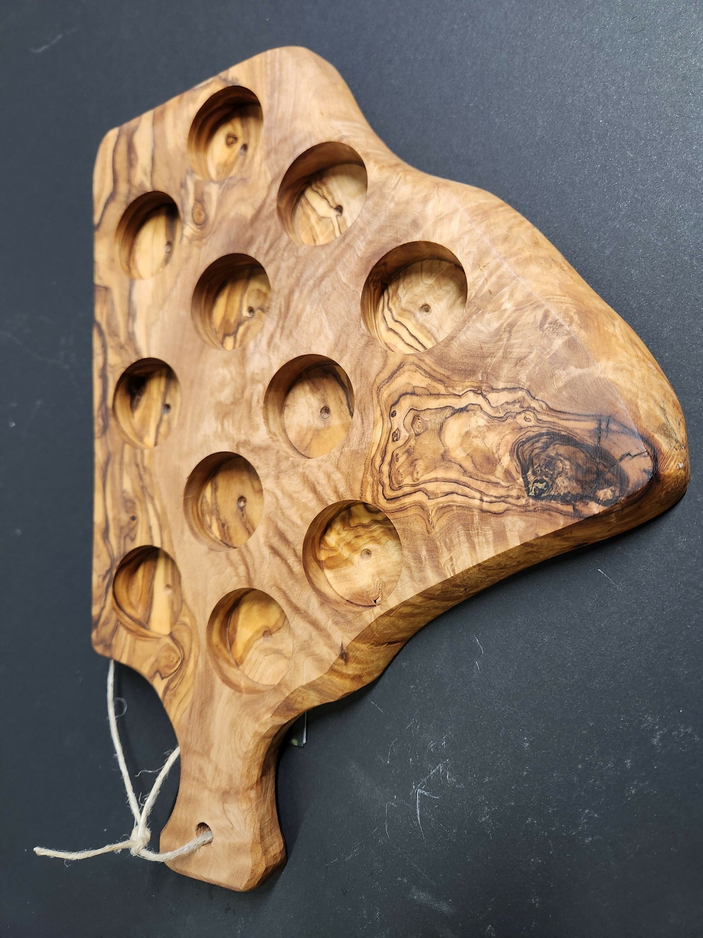 Olive wood Char-shooterie board 3