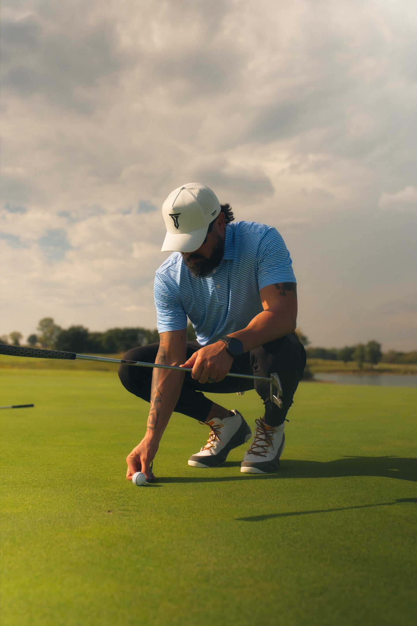 Summer stripes Performance Polo