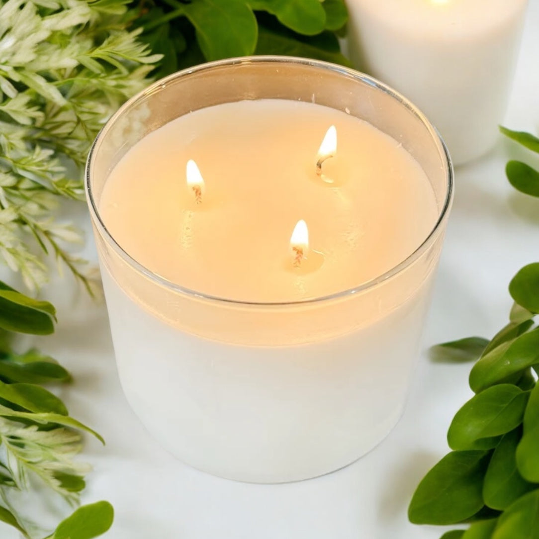 Citronella Candle – 16 oz 3-Wick Outdoor Mosquito Repellent with Essential Oils
