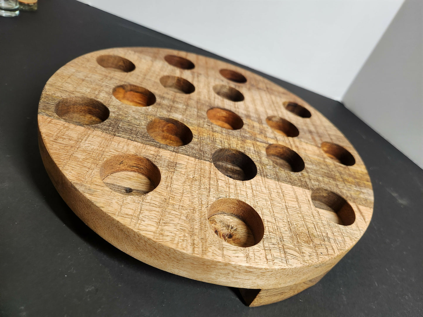 Acacia wood Char-shooterie board 17