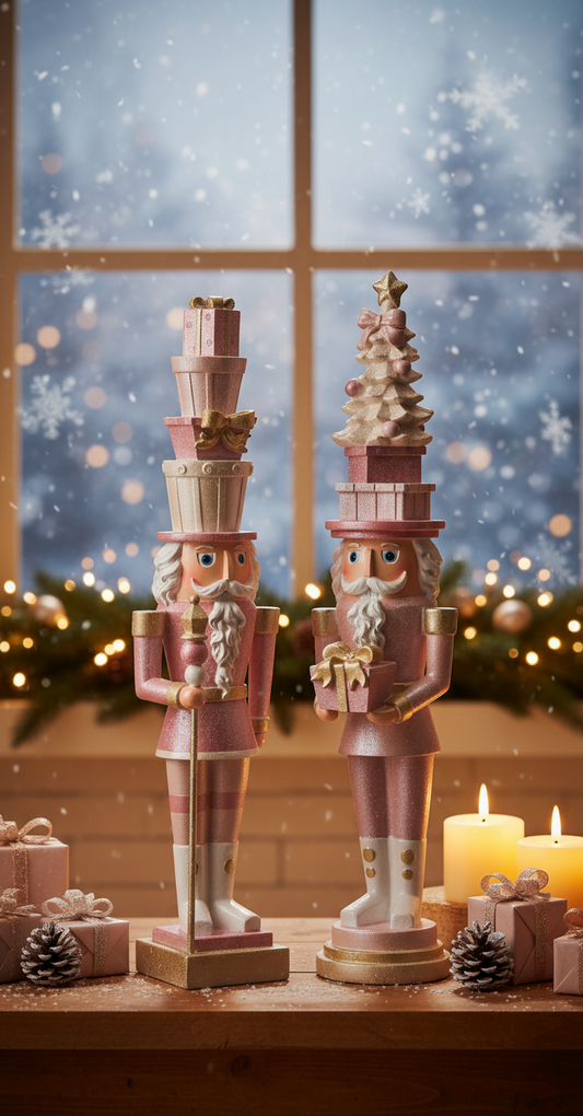 BLUSH SUGARED NUTCRACKER SET