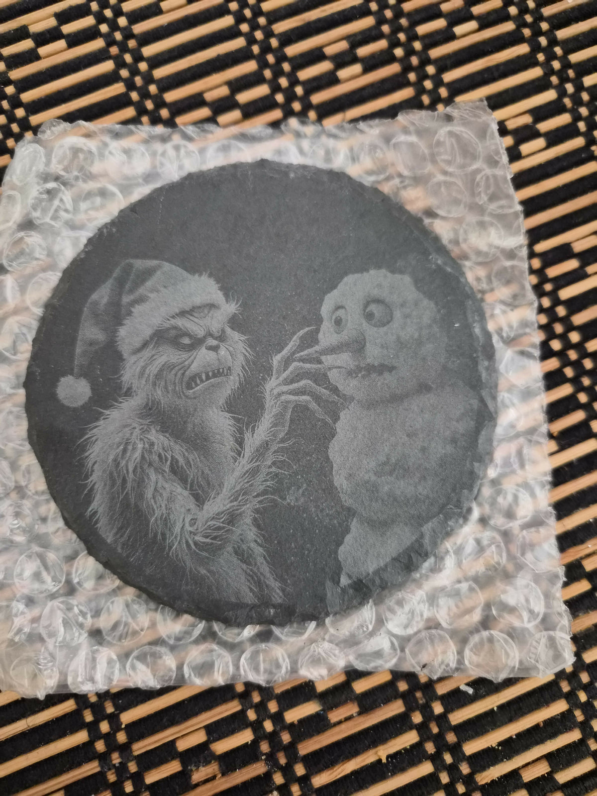 Grinch Slate Coaster Collection