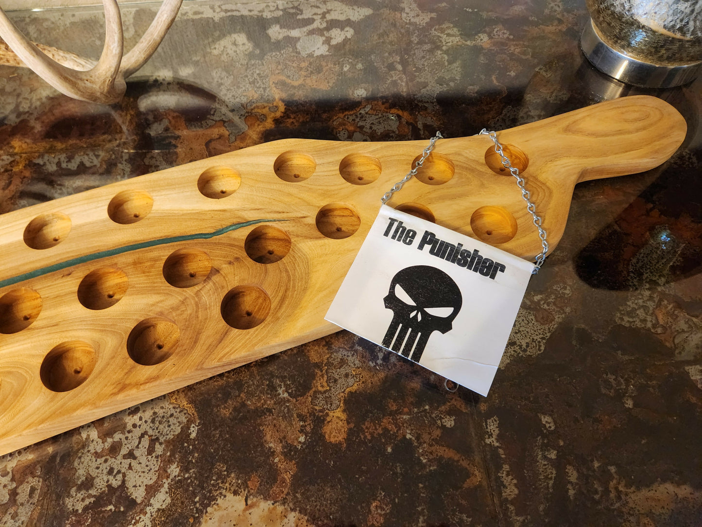 Elm Char-shooterie board (Punisher)