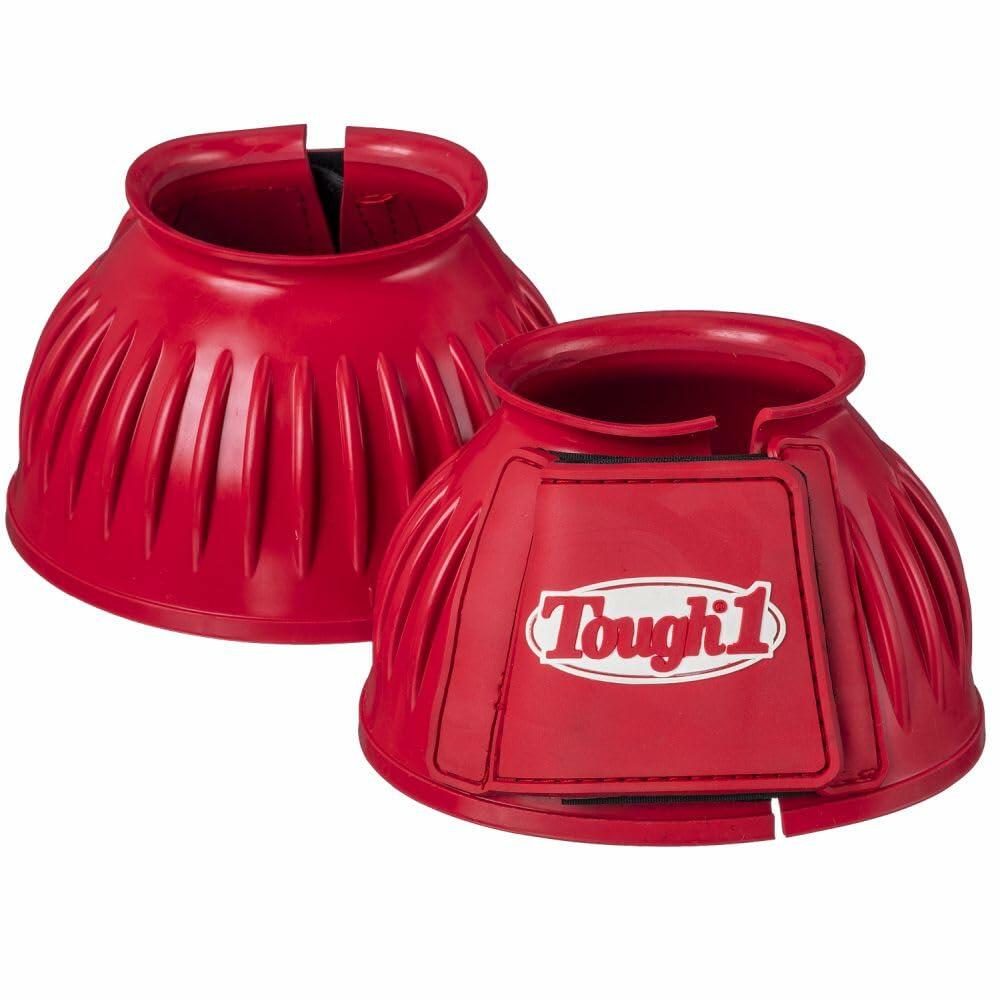 Tough 1 Heavy Duty Double Lock Velcro Turnout Bell Boots- Size XL
