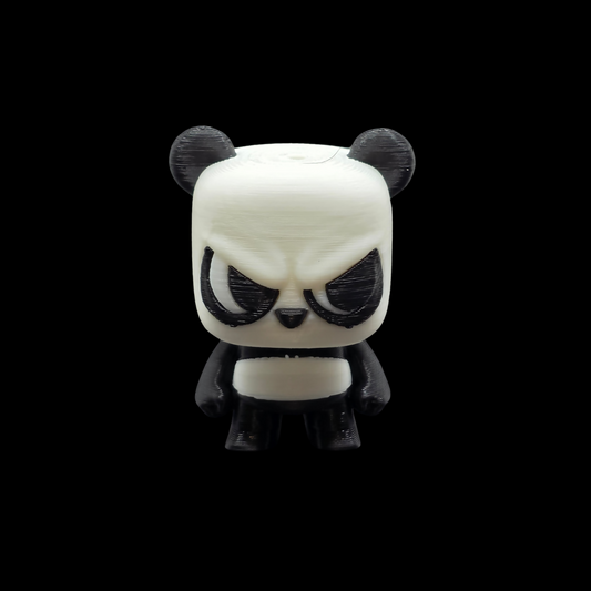 Moody Panda Keychain