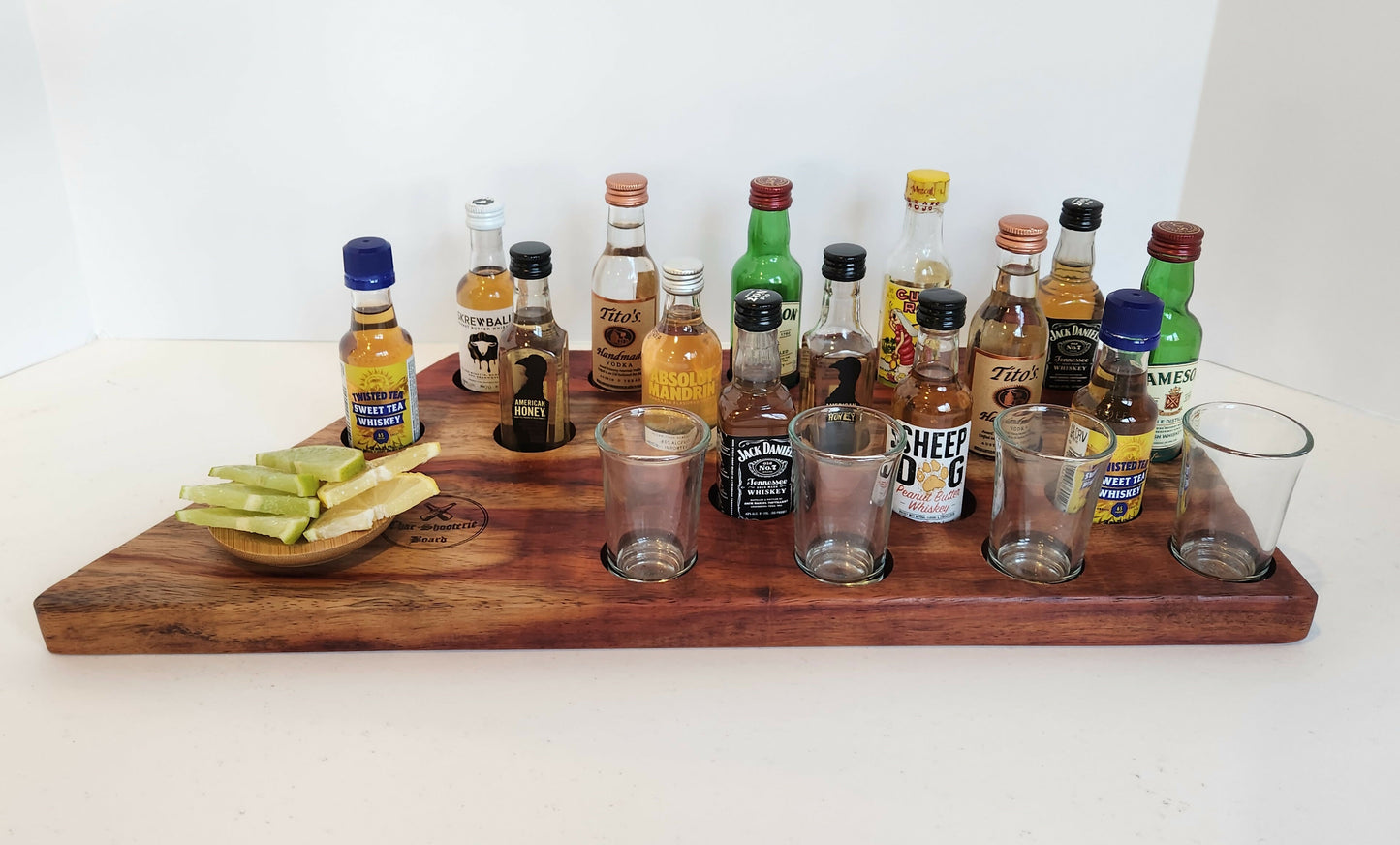 Padauk Char-shooterie board