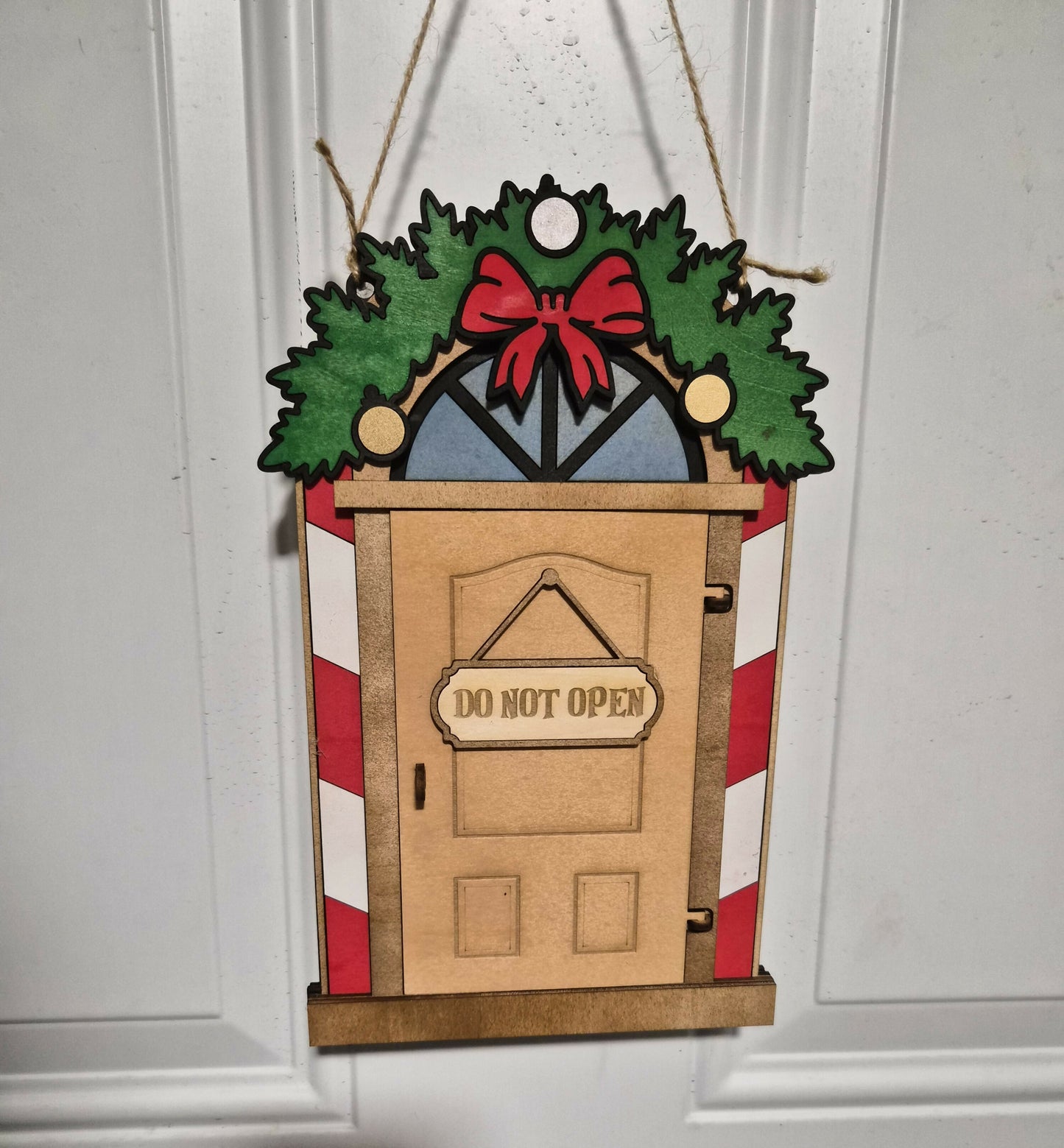 Christmas Naughty Door Hanger