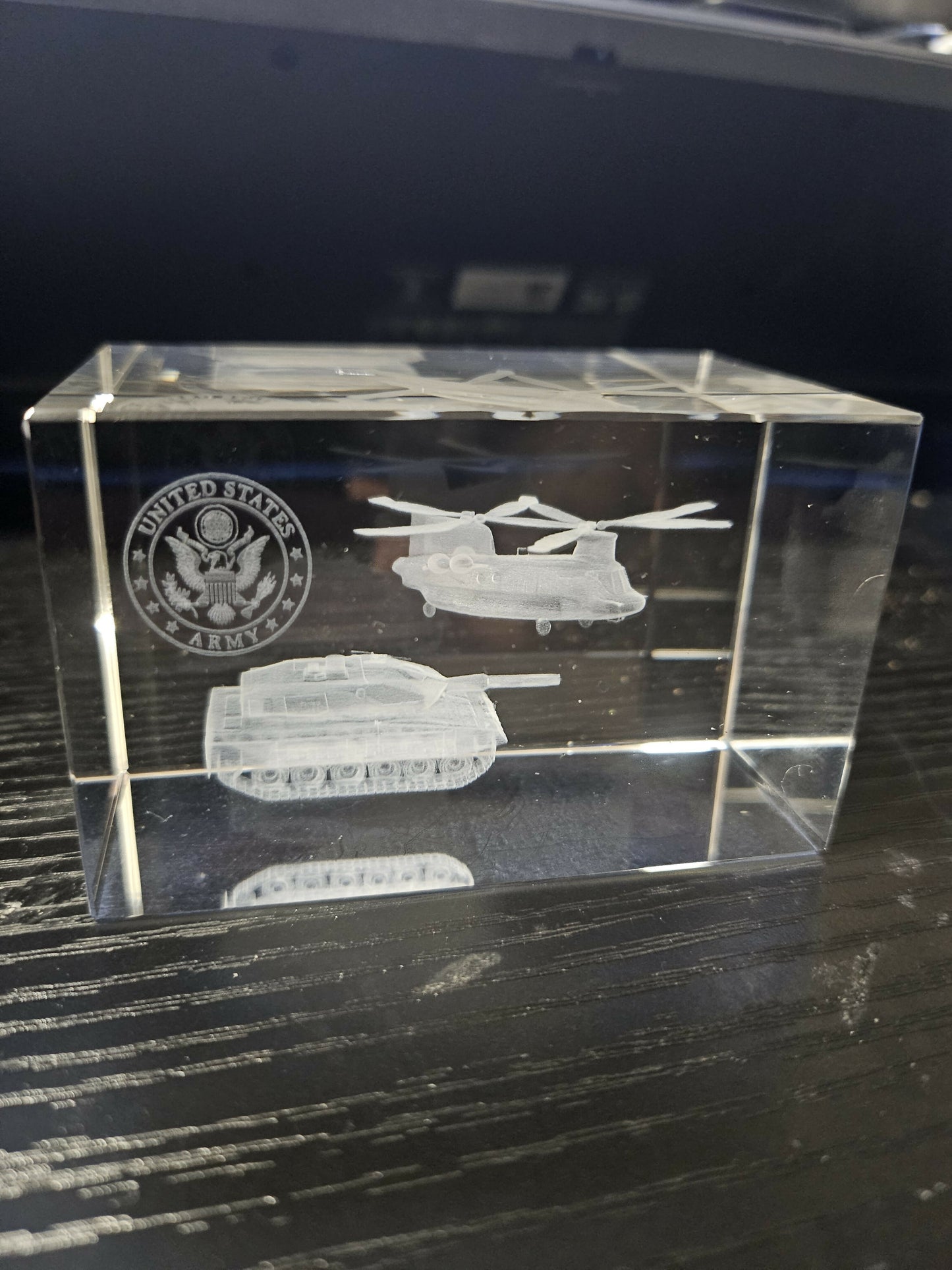 3D Inner Engraved K9 Crystal