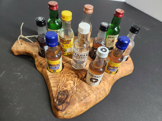 Olive wood Char-shooterie board 3