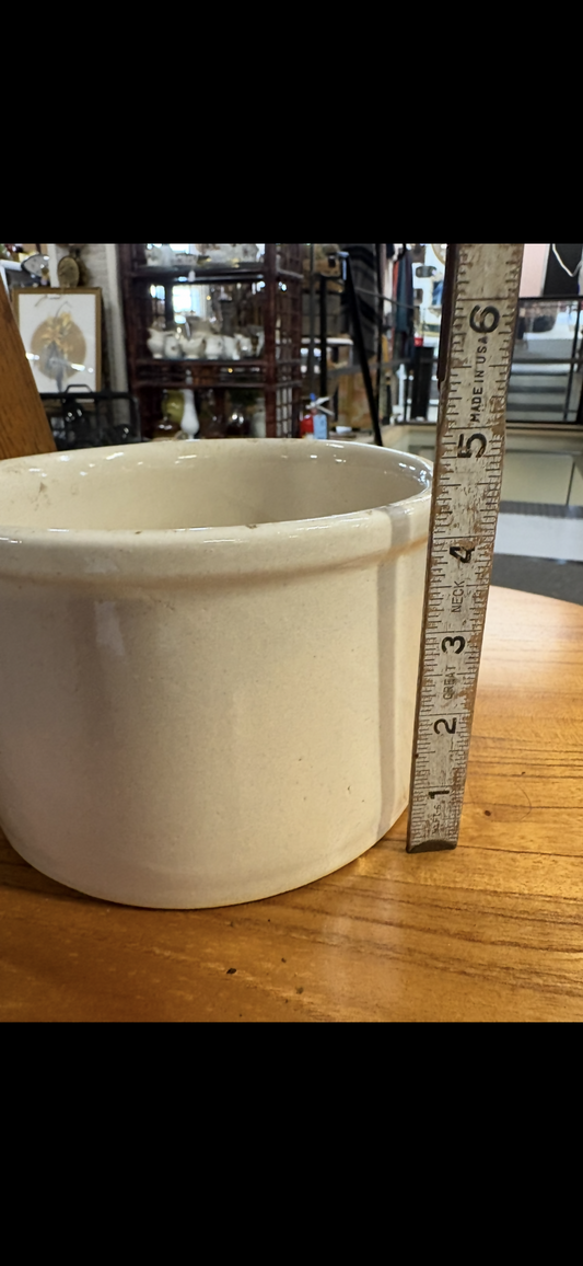 Off white Roseville pottery bowl