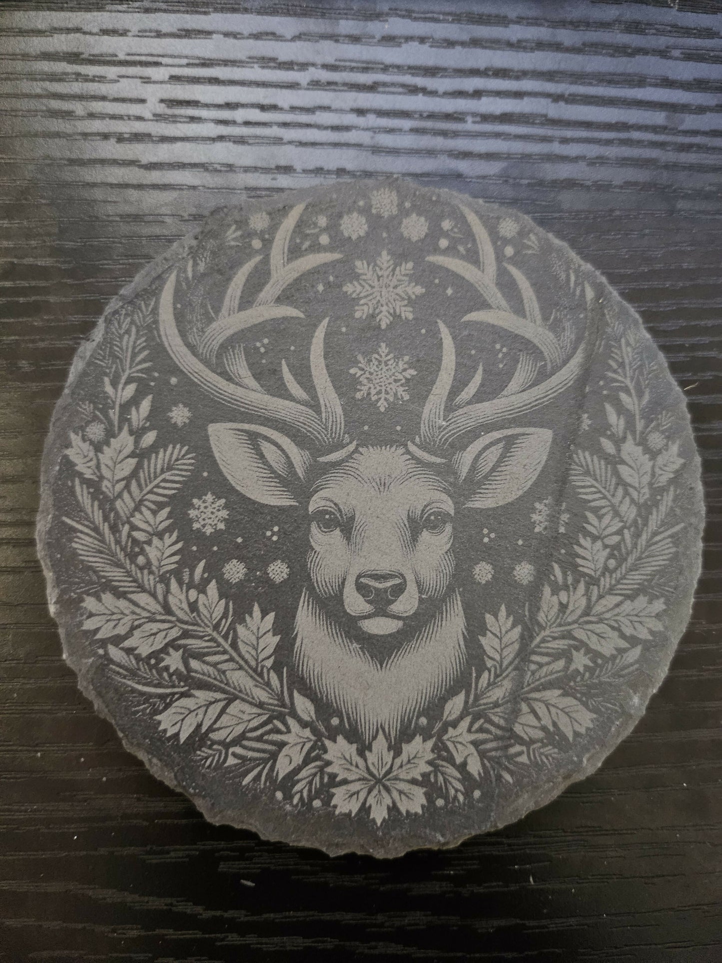 Christmas Scene Slate Coasters