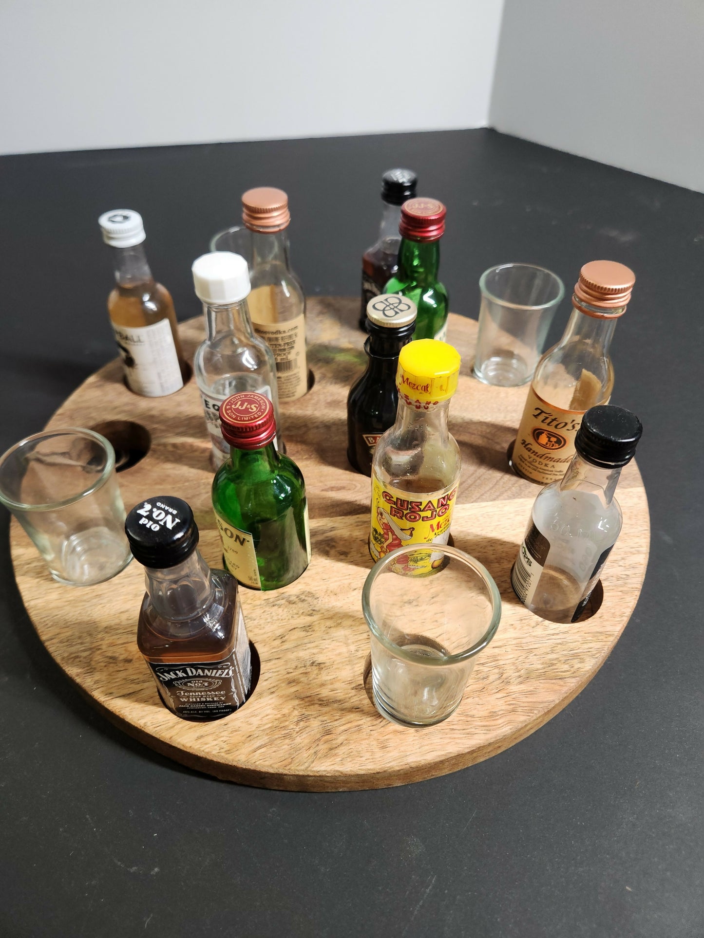 Mango wood Char-shooterie board 14