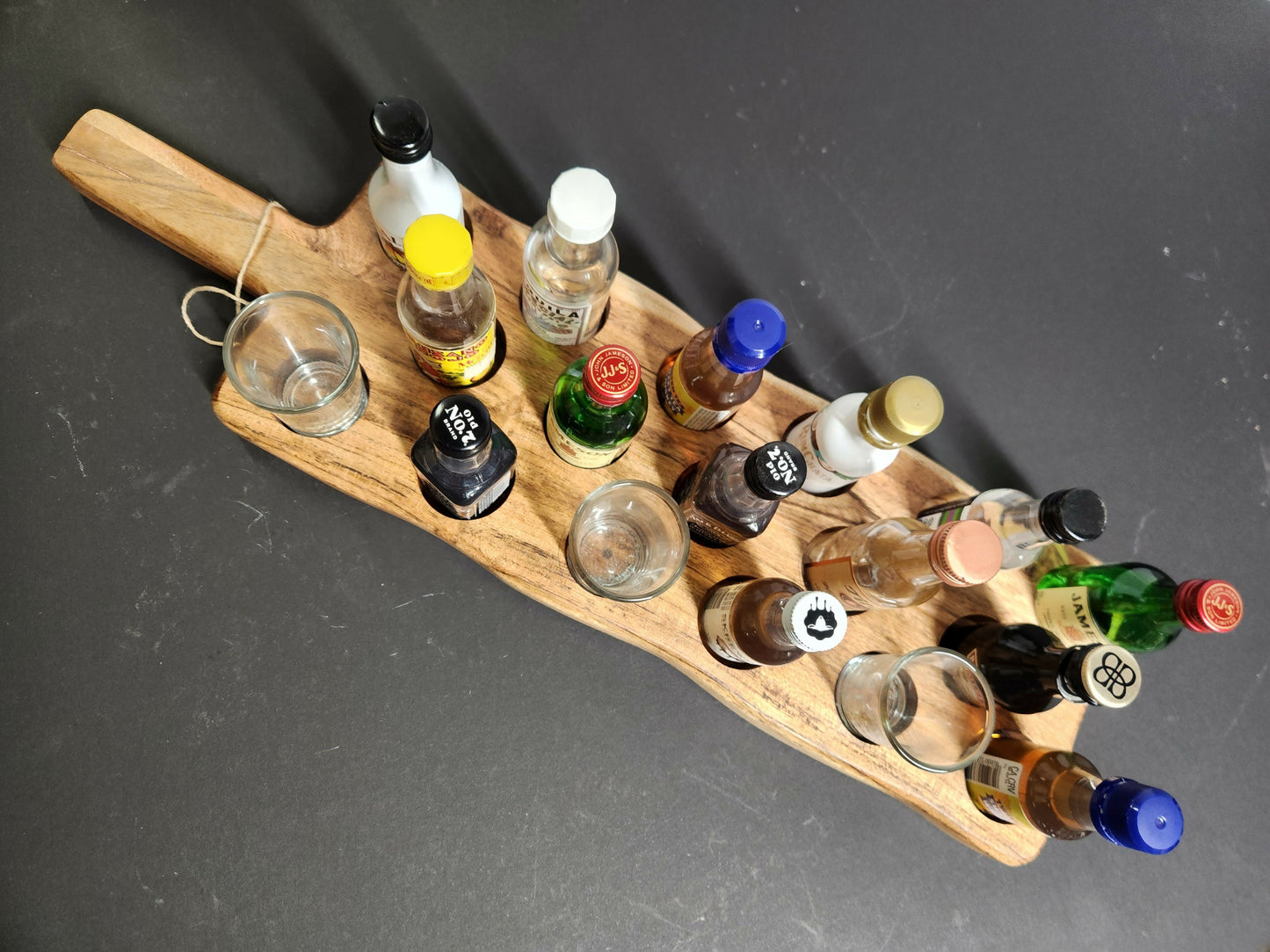 Acacia wood Char-shooterie board 11