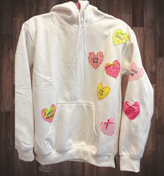 Conversation Hearts Sweatshirt Small