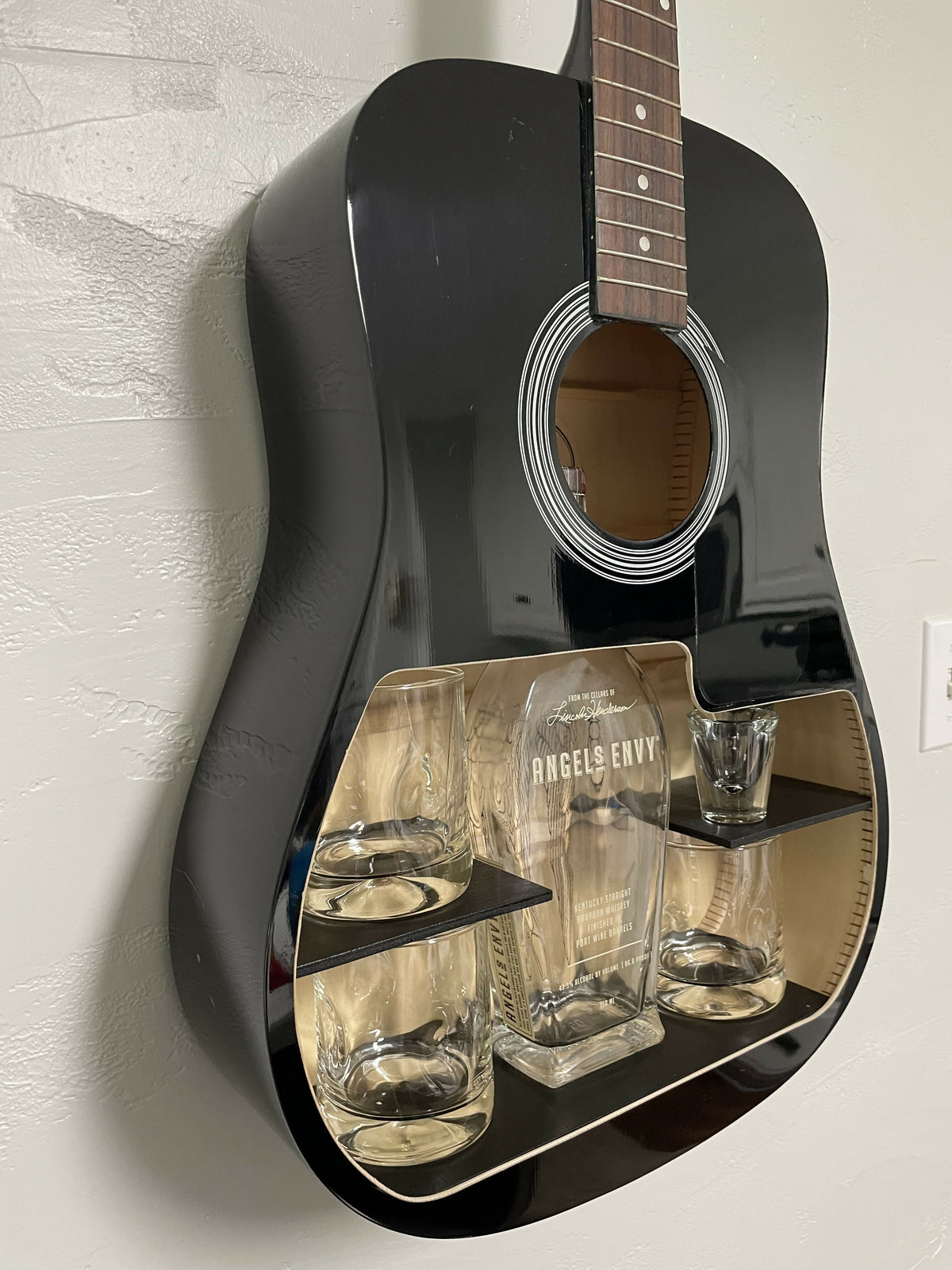 Angel Black Guitar