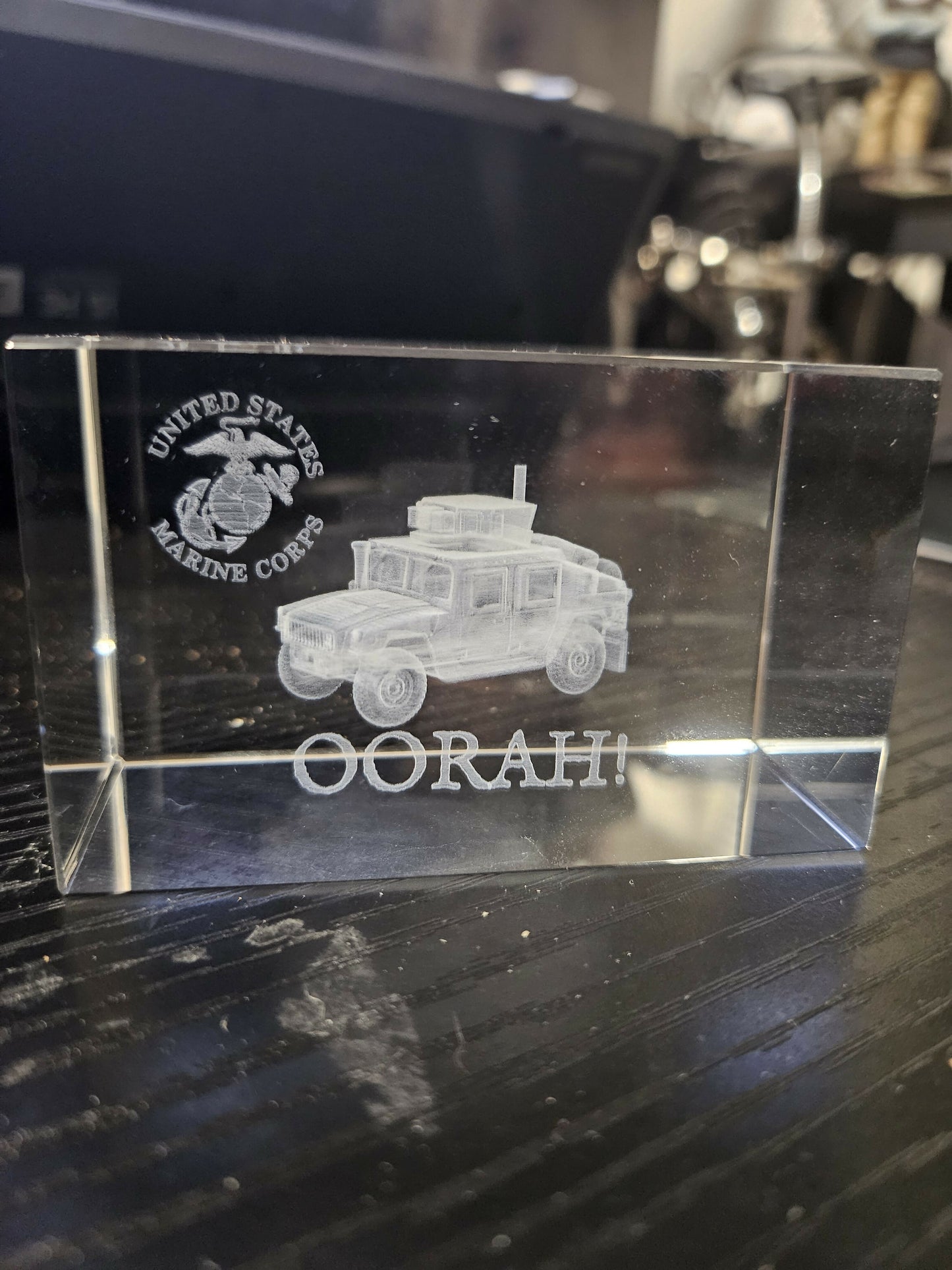3D Inner Engraved K9 Crystal